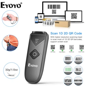 Eyoyo Wireless Bluetooth Barcode Scanner 1D 2D QR Code Bildleser für Telefon PC - Bild 1 von 18