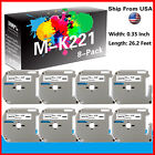 8PK MK221 label M-K221 for P-Touch Tape PT-75 M95 55S 65SL