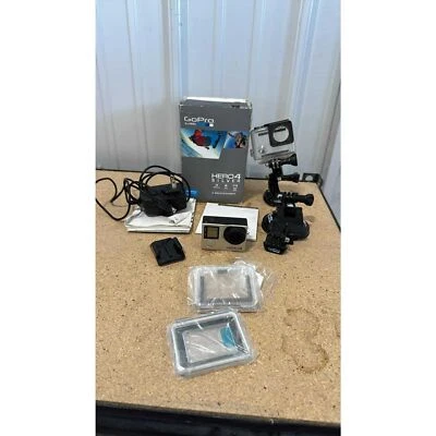 GoPro Hero 4 Action Camcorder With Case and mount  - Image 1 of 4