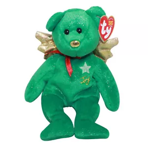 Ty Beanie Baby Geschenk Freude grün - MWMT (Bärenengel 2004) Weihnachten - Bild 1 von 1