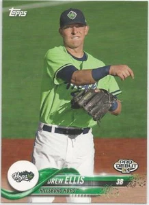 Béisbol Drew Ellis Arizona Diamondbacks 2018 Topps debut profesional ligas menores - Imagen 1 de 3