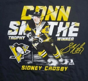 RARE Pittsburgh Penguins Sidney Crosby " Trophy winner " Men's Large T-Shirt  - Picture 1 of 11