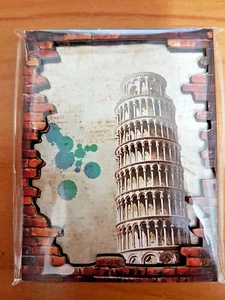 Recuerdo Imán Nevera Italia Italia - Pisa Torre Inclinada Rompiendo Pared Totalmente Nuevo - Imagen 1 de 1