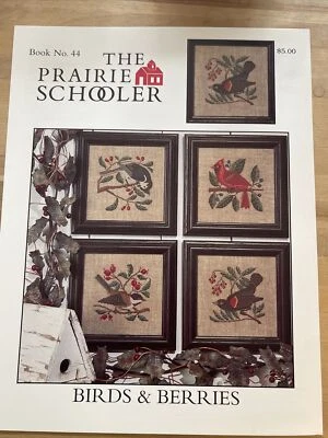 Cross Stitch Pattern Booklet: The Prairie Schooler Birds and Berries #44 - Image 1 of 2