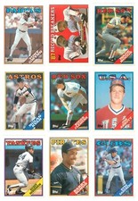 1988 Topps Baseball (HOF's & Stars) U-Pick (1) #'s 1-791 NMMT or Better
