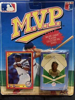Pin de colecionador DAVE WINFIELD NY Yankees (MLB), MVP Major League Players série 90 - Imagem 1 de 4