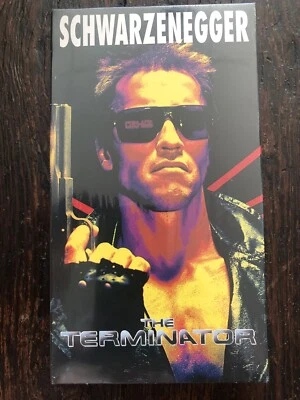 The Terminator VHS Tape Factory Sealed  1995 Schwarzenegger James Cameron - Image 1 of 4