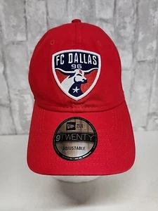 FC Dallas Logo Red Strap Back New Era Mens MLS Hat - Picture 1 of 7