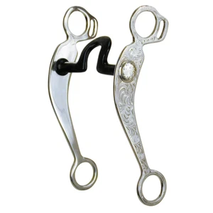 746E Reinsman Pro Cavaliere inciso a mano 1/2 pollice California Pleasure Bit NUOVO - Foto 1 di 1