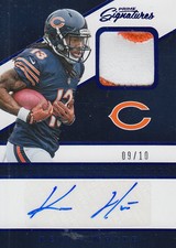 2016 Prime Signatures Prime Signature Swatches Blue Card #29 Kevin White/10