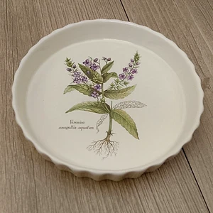 Poole Country Lane Flan Quiche Tart Dish Veronica 20cm 8 Inch Poole Pottery - Picture 1 of 6
