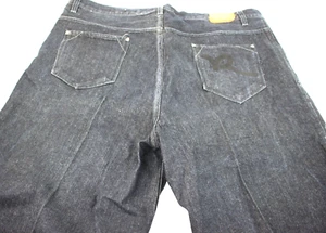 Roca Wear 45 x 13 Hip Hop Black Denim Shorts (tagged 46W but measure 45) #D298 - Picture 1 of 5
