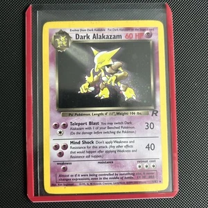 Dark Alakazam #1/82 - 2000 WotC Team Rocket Set Holo Rare - NM - Picture 1 of 4