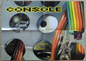 CONSOLE Rocket In The Pocket PROMO POSTER 2000 Electro Synth-Pop Matador - Picture 1 of 1