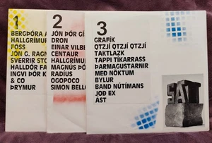 SATT • Icelandic Vinyl Triple 3xLP Compilation - Björk • Tappi Tikarrass - Bild 1 von 7