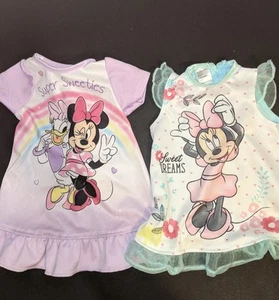 Disney Minnie Mouse 2 Nightgowns for Dolls - Picture 1 of 4