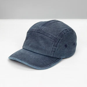 Washed Cotton Baseball Cap,5-Panel Oversize 54-62cm Men Plain Dad Hat Adjustable - Picture 1 of 13