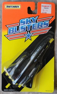1995 TYCO MATCHBOX SKY BUSTERS ЛИТАЯ МОДЕЛЬ LOCKHEED SR-71 BLACKBIRD ВВС США НОВАЯ НЕРАСПАКОВАННАЯ - Изображение 1 из 4