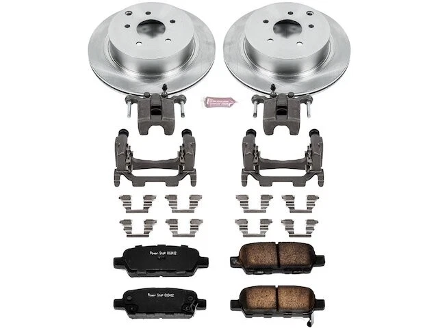 Rear Brake Pad and Rotor Kit 12TDPM59 for JX35 M35h M37 M56 QX60 2011 2012 2013 - Image 1 of 1