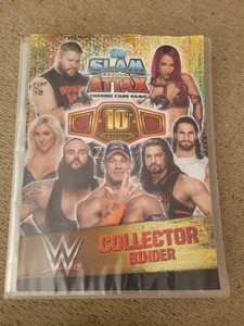 Topps Slam Attack 10th Edition Collection Binder And Cards - Not Complete - Picture 1 of 5