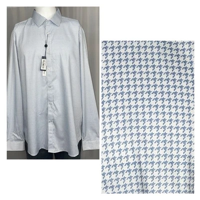 Camisa ajustada de cachemira y gris para hombre, blanca real, XXL nueva con etiquetas Foto 1 de 4