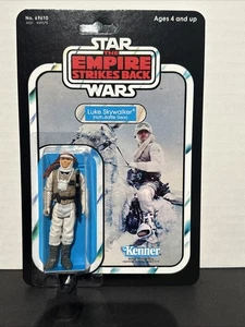 Vintage Star Wars Luke Skywalker Hoth Battle Action Figure on Custom ESB 47 BK - Picture 1 of 10