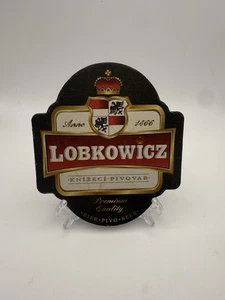 Lobkowicz Brewery Beer Coaster Ale Free Ship Lager Pilsner Stout - Picture 1 of 2