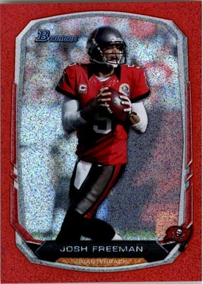 2013 Bowman Silver Ice Red #76 Josh Freeman/25 - FB - Image 1 of 2
