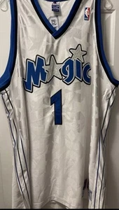 Authentic Vintage Champion Orlando Magic Tracy Mcgrady Jersey Size 56 3XL White - Picture 1 of 5