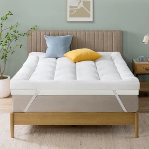 Topper Matrimoniale 160X190 Cm, 10 Cm Schiuma Memory a Celle Aperte, Rivestiment - Foto 1 di 12