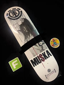 RARE Chad Muska Element Girl Street Artist Series Love Kills Skateboard Deck - Picture 1 of 4