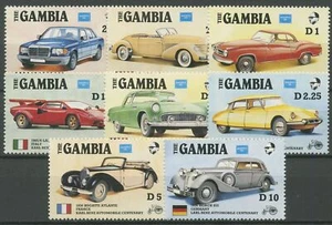 Gambia 1986 100 años automóvil Mercedes Horch Borgwart 626/33 nuevo - Imagen 1 de 1