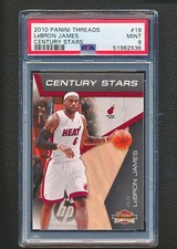 2010-11 Panini Threads Century Stars #19 LeBron James PSA 9 4E