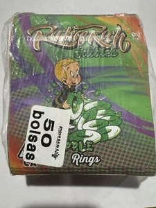 50 Pack Empty Edible  Zip Lock Bag Apple Rings 500mg - Picture 1 of 2