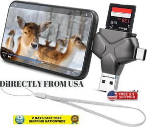 Lector de tarjetas de memoria Trail Camera Viewer compatible con/Android/Tipo C, Me - Imagen 1 de 9