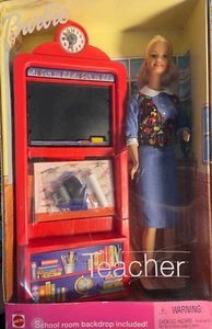 Barbie Edición TEACHER de Colección con Pizarra y Lecciones! Caja original y sin abrir! - Imagen 1 de 4