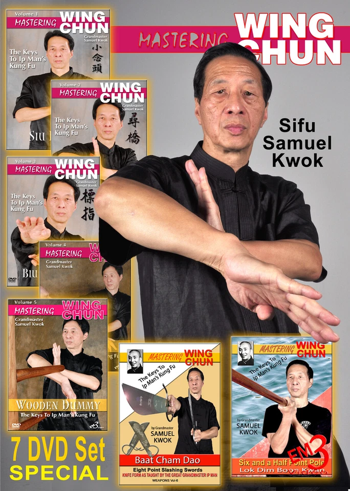 MASTERING WING CHUN 7 DVD Collectors Edition Volume 1, 2, 3, 4, 5, 6, & 7  - Image 1 of 1