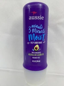Aussie 3 Minute Miracle Moist deep Conditioner Treatment Avocado 8oz each - Picture 1 of 2