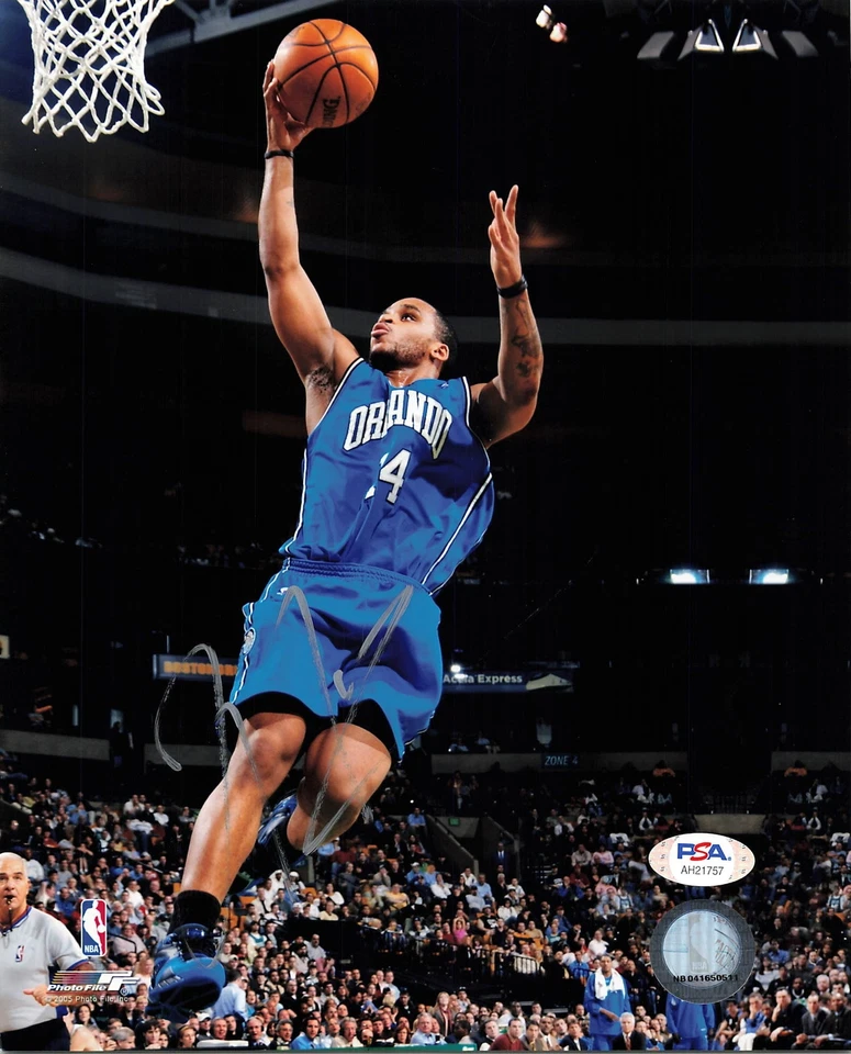 Jameer Nelson signed 8x10 photo PSA/DNA Orlando Magic Autographed - Image 1 of 1