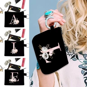26 cartas mujeres niñas lona bolsa de tarjetas billetera pequeña bolso porta dinero Reino Unido - Imagen 1 de 34