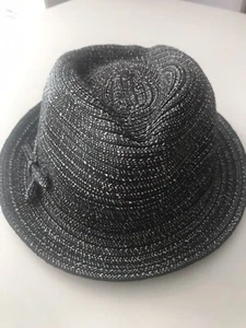 NUEVO CON ETIQUETAS SOMBRERO SONOMA FEDORA - MUJER - RET $32 - TALLA ÚNICA - NEGRO MULTI (5BX28 02) (x2) - Imagen 1 de 6