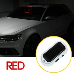 Car Simulation Fake Anti-theft Caution Flash Warning LED Alarm Light Solar Power - Picture 1 of 12