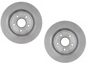 Pair Set Of 2 Solid Rear Disc Brake Rotors Dia 330mm AcDelco For Dodge Durango