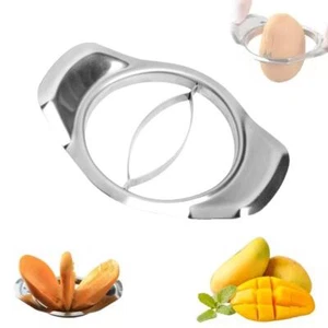 Steel Mango Peeler Silver Mango Splitter Cutter Slicer NEW Fruit C3B3 - Picture 1 of 14