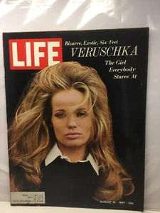 Life - August 18, 1967 Bizarre, Exotic, Six Feet Veruschka - Picture 1 of 1