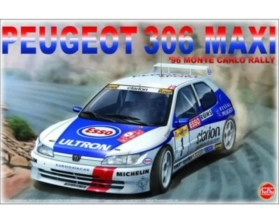 Nunu Peugeot 306 MAXI 1996 Monte Carlo Rally 1:24 PN24009 modellismo - Immagine 1 di 4