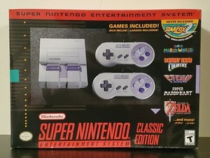 NEU Super Nintendo Classic Mini-Entertainment-System SNES 20 Spiele US kostenloser Versand