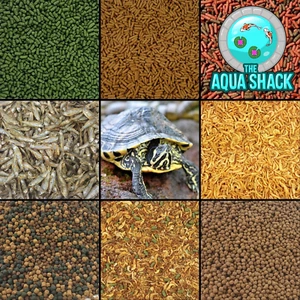 Alimento para tortugas y terrapinas - palitos pellets mezcla de camarones liofilizados dieta completa - Imagen 1 de 13