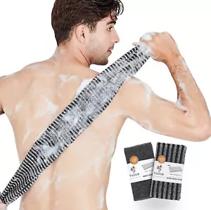 Exfoliating Body Scrubber Japanese Back Scrubber Washcloth for Men and Women - Picture 1 of 6