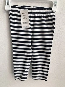Infant Girls Casual Leggings - White/Blue - 6-12Months Retails $15(5hmbx-17-4) - Picture 1 of 4